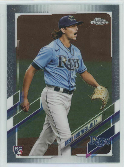 2021 Topps Chrome Update #USC59 Brent Honeywell Jr. RC Tampa Bay Rays - Collectible Craze America