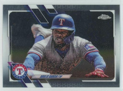 2021 Topps Chrome Update #USC64 Adolis Garcia Texas Rangers - Collectible Craze America