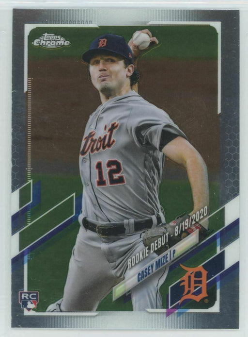 2021 Topps Chrome Update #USC73 Casey Mize RC Detroit Tigers - Collectible Craze America