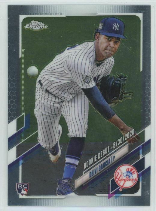 2021 Topps Chrome Update #USC78 Deivi Garcia RC New York Yankees - Collectible Craze America