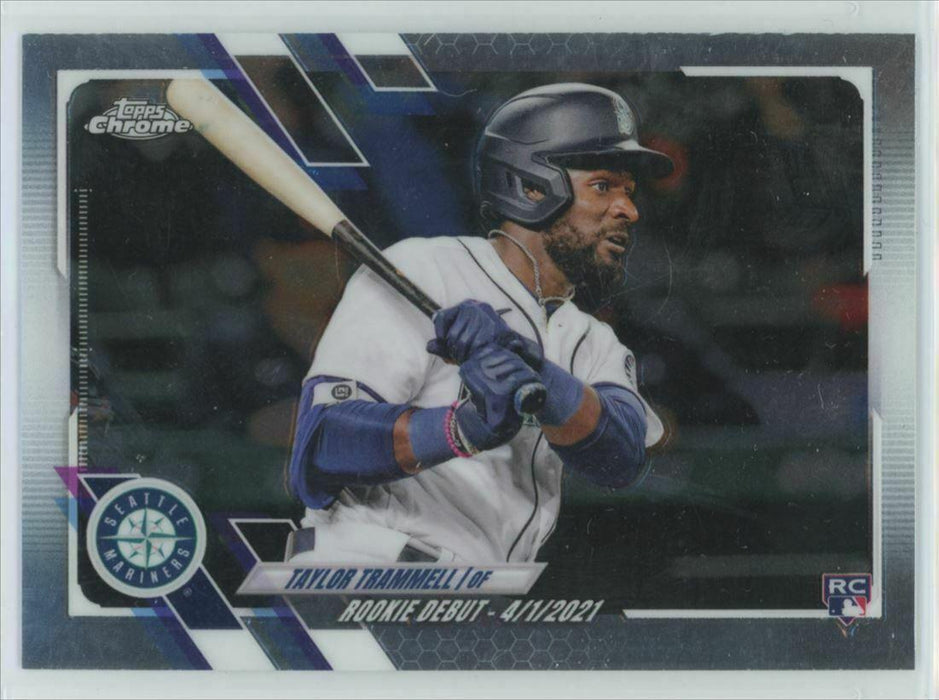 2021 Topps Chrome Update #USC8 Taylor Trammell RC Seattle Mariners - Collectible Craze America