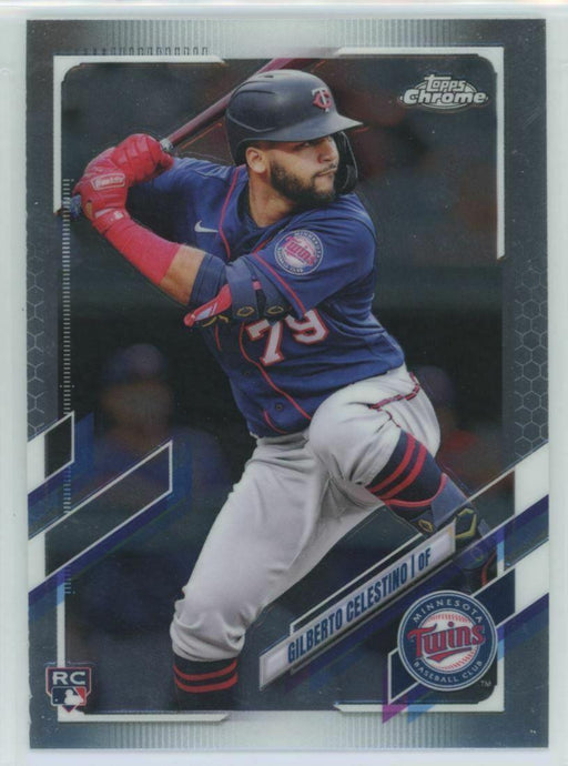 2021 Topps Chrome Update #USC80 Gilberto Celestino RC Minnesota Twins - Collectible Craze America