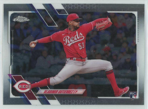 2021 Topps Chrome Update #USC84 Vladimir Gutierrez RC Cincinnati Reds - Collectible Craze America