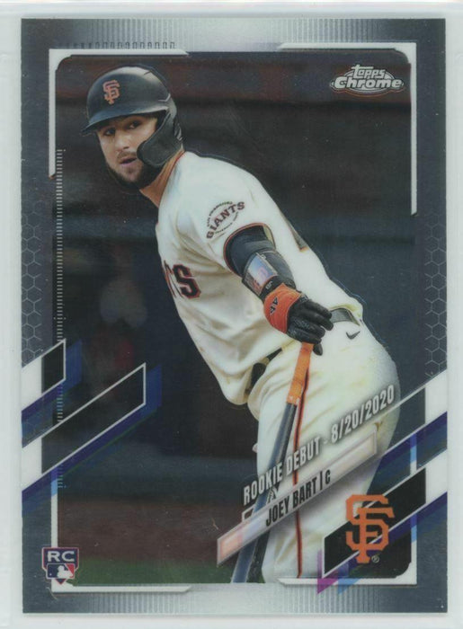 2021 Topps Chrome Update #USC86 Joey Bart RC San Francisco Giants - Collectible Craze America