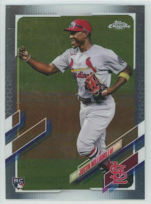 2021 Topps Chrome Update #USC95 Justin Williams RC St. Louis Cardinals - Collectible Craze America