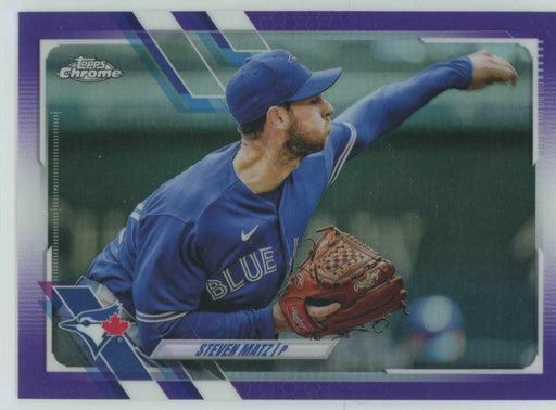 2021 Topps Chrome Update #USC97 Steven Matz Toronto Blue Jays Purple Parallel - Collectible Craze America