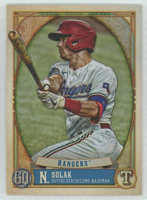 2021 Topps Gypsy Queen #177 Nick Solak Texas Rangers - Collectible Craze America
