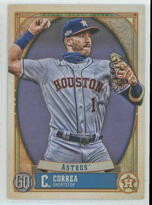 2021 Topps Gypsy Queen #55 Carlos Correa Houston Astros - Collectible Craze America