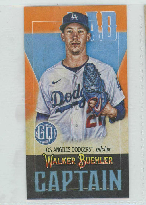 2021 Topps Gypsy Queen #CM-WB Walker Buehler Los Angeles Dodgers Captain Insert - Collectible Craze America