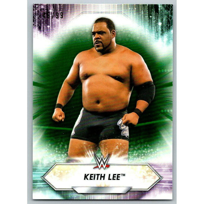 2021 Topps WWE Wrestling #114 Keith Lee 46/99 Dark Green - Collectible Craze America