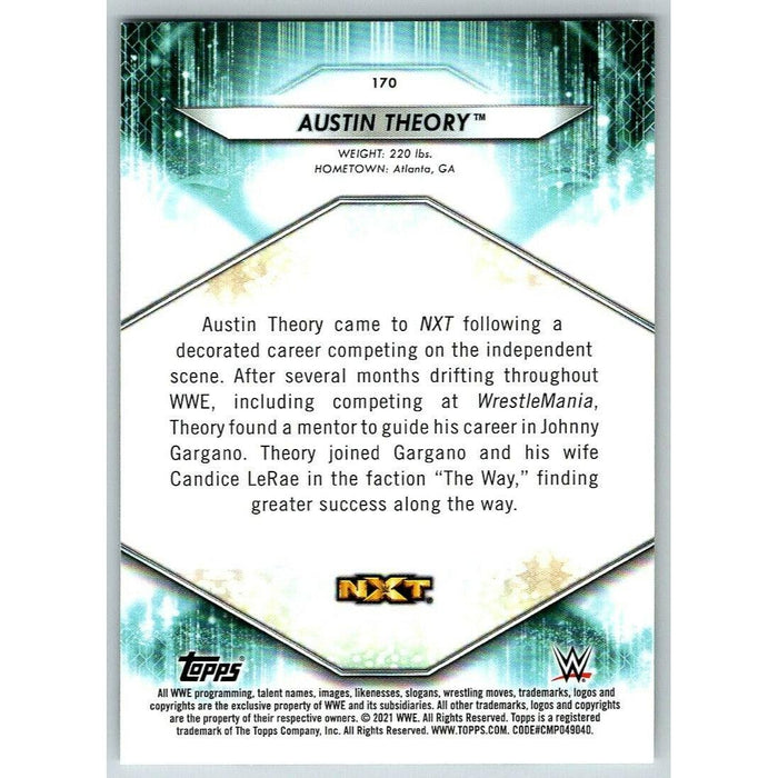 2021 Topps WWE Wrestling #170 Austin Theory - Collectible Craze America