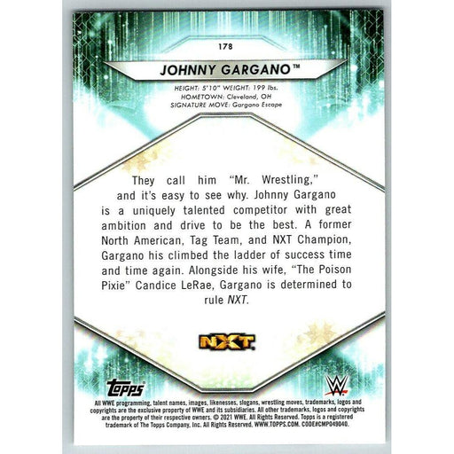 2021 Topps WWE Wrestling #178 Johnny Gargano - Collectible Craze America