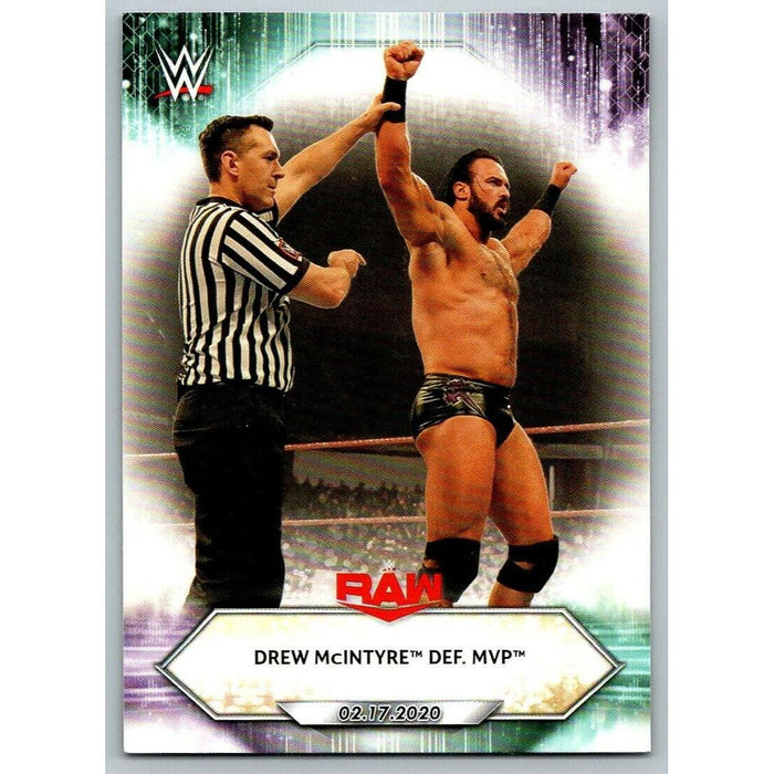 2021 Topps WWE Wrestling #19 Drew McIntyre def. MVP - Collectible Craze America