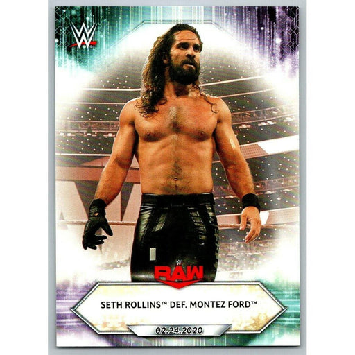 2021 Topps WWE Wrestling #22 Seth Rollins def. Montez Ford - Collectible Craze America