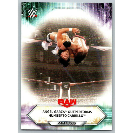 2021 Topps WWE Wrestling #30 Angel Garza outperforms Humberto Carrillo - Collectible Craze America