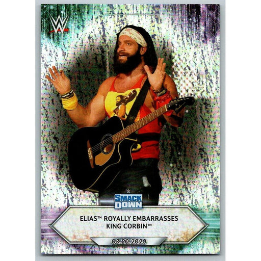 2021 Topps WWE Wrestling #39 Elias Royally Embarrasses King Foilboard - Collectible Craze America