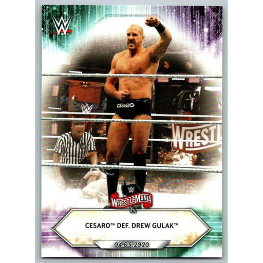 2021 Topps WWE Wrestling #45 Cesaro def. Drew Gulak - Collectible Craze America