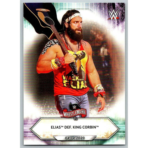 2021 Topps WWE Wrestling #49 Elias def. King Corbin - Collectible Craze America