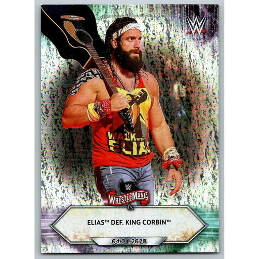 2021 Topps WWE Wrestling #49 Elias def. King Corbin Foilboard - Collectible Craze America