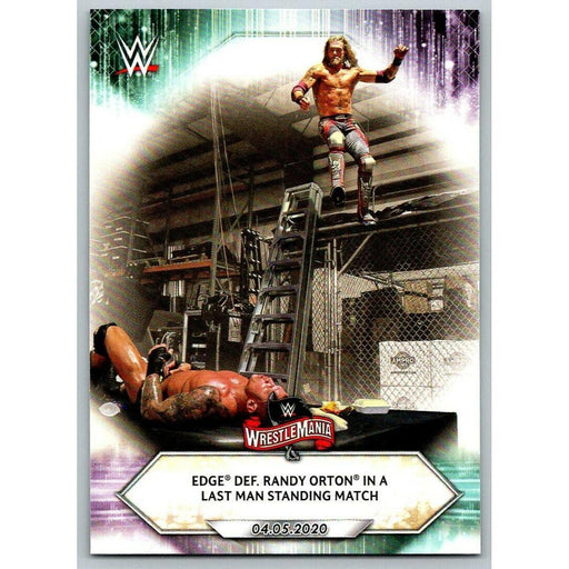 2021 Topps WWE Wrestling #51 Edge def. Randy Orton - Collectible Craze America