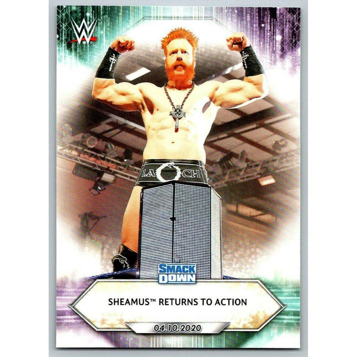 2021 Topps WWE Wrestling #55 Sheamus Returns - Collectible Craze America
