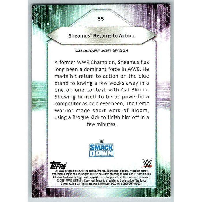 2021 Topps WWE Wrestling #55 Sheamus Returns - Collectible Craze America