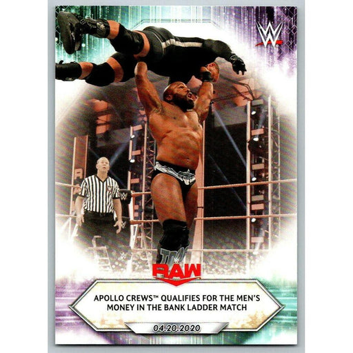 2021 Topps WWE Wrestling #58 Apollo Crews Qualifies - Collectible Craze America