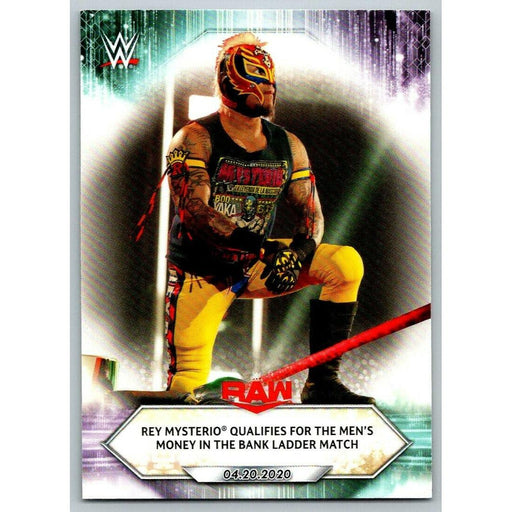 2021 Topps WWE Wrestling #59 Rey Mysterio Qualifies - Collectible Craze America