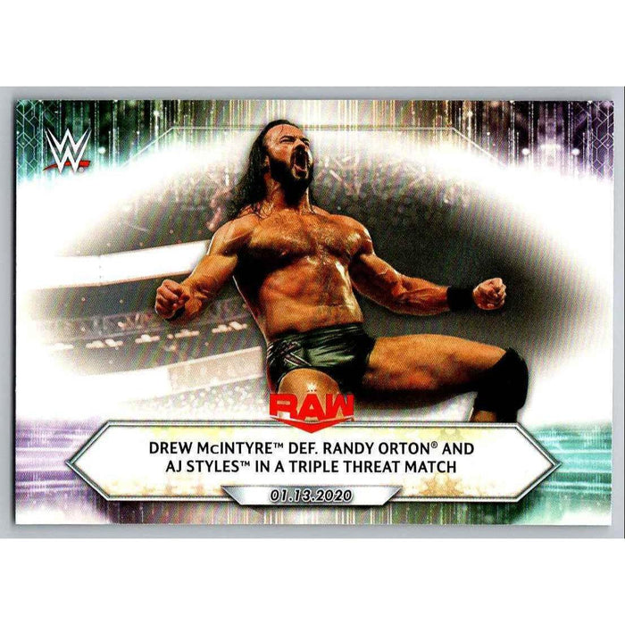 2021 Topps WWE Wrestling #6 Drew McIntyre def Randy Orton - Collectible Craze America