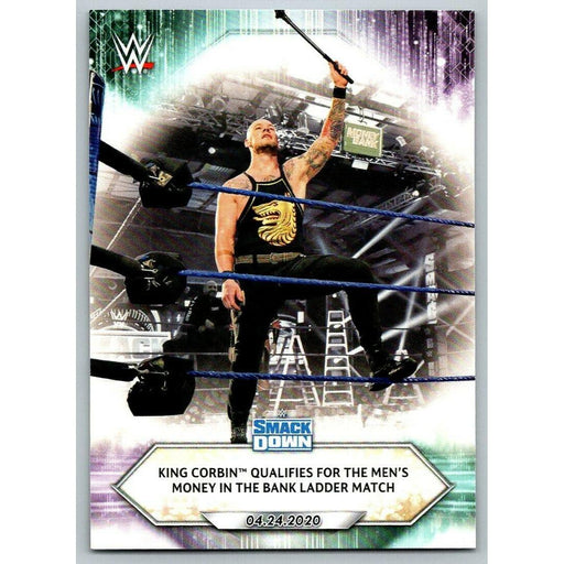 2021 Topps WWE Wrestling #61 King Corbin Qualifies - Collectible Craze America