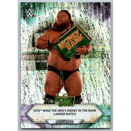 2021 Topps WWE Wrestling #69 Otis Wins Mone in the Bank Foilboard - Collectible Craze America