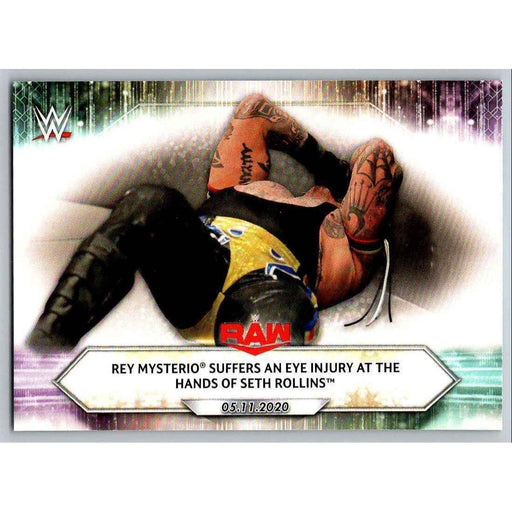 2021 Topps WWE Wrestling #71 Rey Mysterio Eye Injury - Collectible Craze America