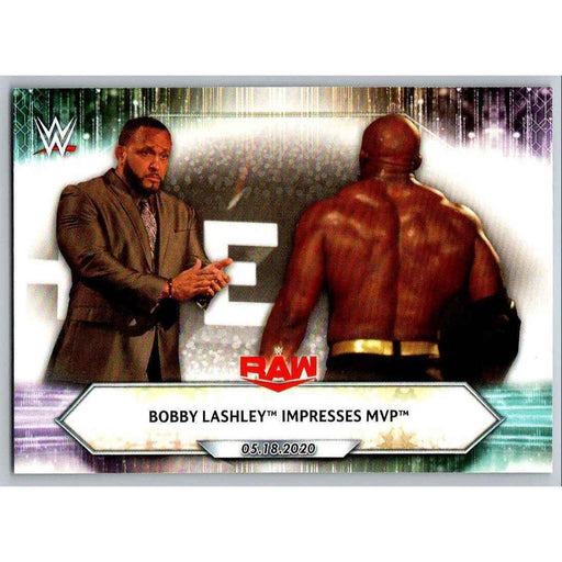 2021 Topps WWE Wrestling #74 Bobby Lashley Impresses MVP - Collectible Craze America