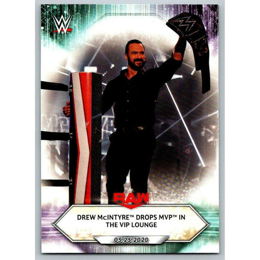 2021 Topps WWE Wrestling #79 Drew McIntyre Drops MVP - Collectible Craze America