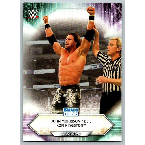 2021 Topps WWE Wrestling #8 John Morrison def. Kofi Kingston - Collectible Craze America