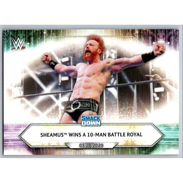 2021 Topps WWE Wrestling #81 Sheamus Wins 10-Man - Collectible Craze America