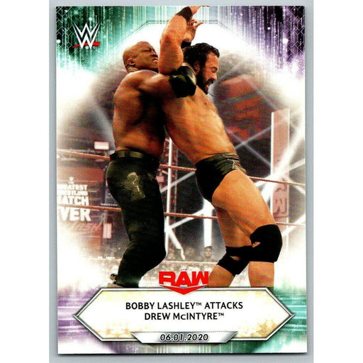 2021 Topps WWE Wrestling #83 Bobby Lashley Attacks - Collectible Craze America