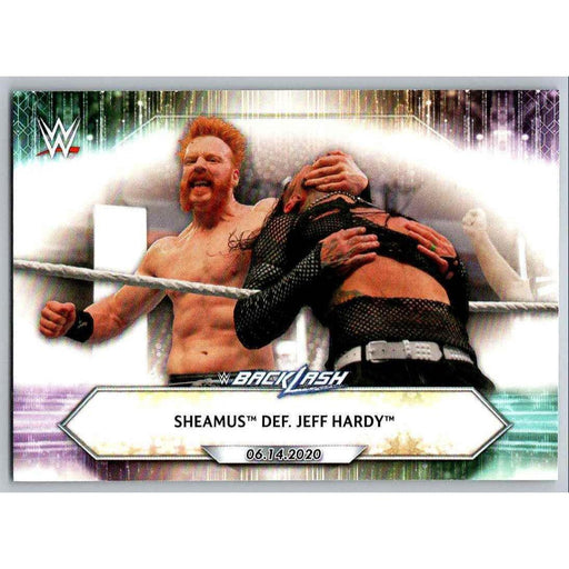 2021 Topps WWE Wrestling #87 Sheamus def. Jeff Hardy - Collectible Craze America