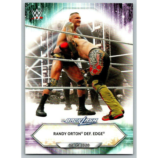 2021 Topps WWE Wrestling #89 Randy Orton def. Edge - Collectible Craze America