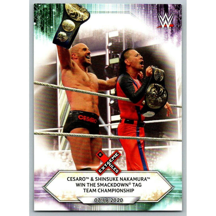 2021 Topps WWE Wrestling #90 Cesaro & Shinsuke Nakamura - Collectible Craze America