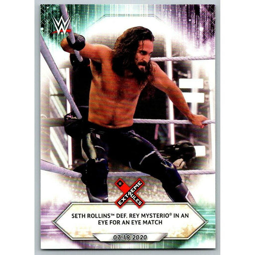 2021 Topps WWE Wrestling #91 Seth Rollins def. Rey Mysterio - Collectible Craze America