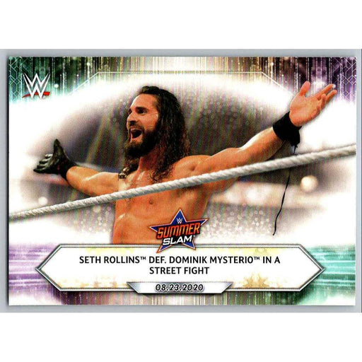 2021 Topps WWE Wrestling #94 Seth Rollins def Dominik Mysterio - Collectible Craze America