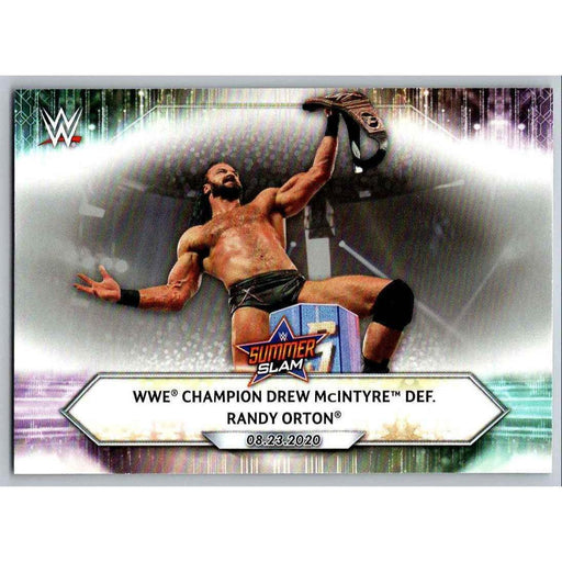 2021 Topps WWE Wrestling #95 Drew McIntyre def. Randy Orton - Collectible Craze America