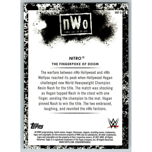 2021 Topps WWE Wrestling #HOF-9 The Fingerpoke of Doom - Collectible Craze America