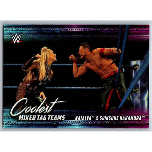 2021 Topps WWE Wrestling #MT-11 Natalya/Shinsuke Nakamura - Collectible Craze America