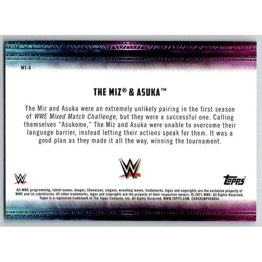 2021 Topps WWE Wrestling #MT-6 The Miz/Asuka - Collectible Craze America