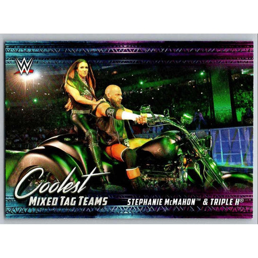 2021 Topps WWE Wrestling #MT-7 Stephanie McMahon/Triple H - Collectible Craze America