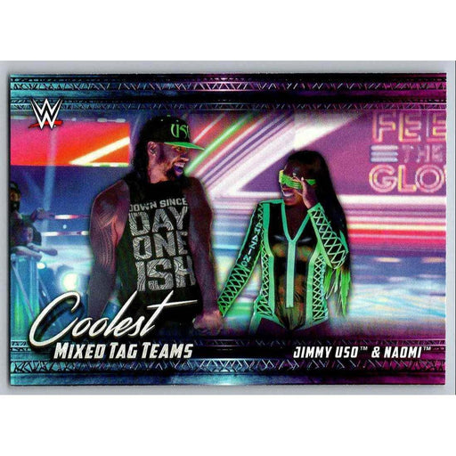 2021 Topps WWE Wrestling #MT-8 Jimmy Uso/Naomi - Collectible Craze America