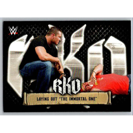 2021 Topps WWE Wrestling #RKO-2 Laying Out "The Immortal One" - Collectible Craze America