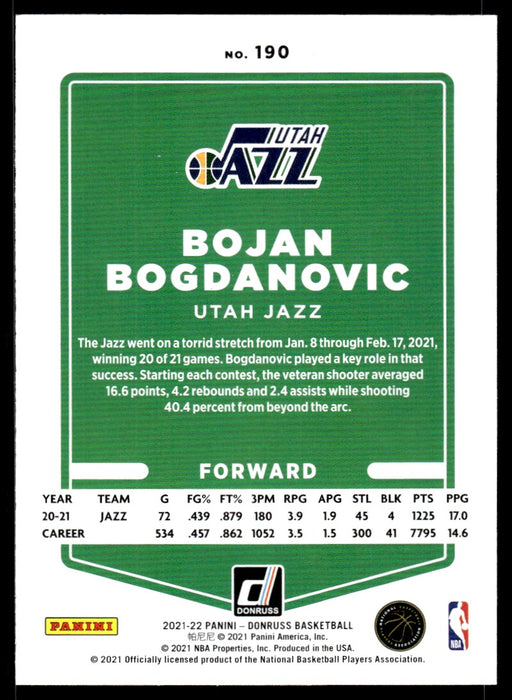 Back of Card